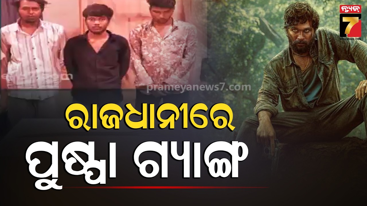 ରାଜଧାନୀରେ ପୁଷ୍ପା ଗ୍ୟାଙ୍ଗ; ମଚାଇଥିଲେ ଆତଙ୍କ, ଜଣେ ମହିଳାଙ୍କ ସହ ୪ ଗିରଫ | Pushpa Gang Terror in Bhubaneswar