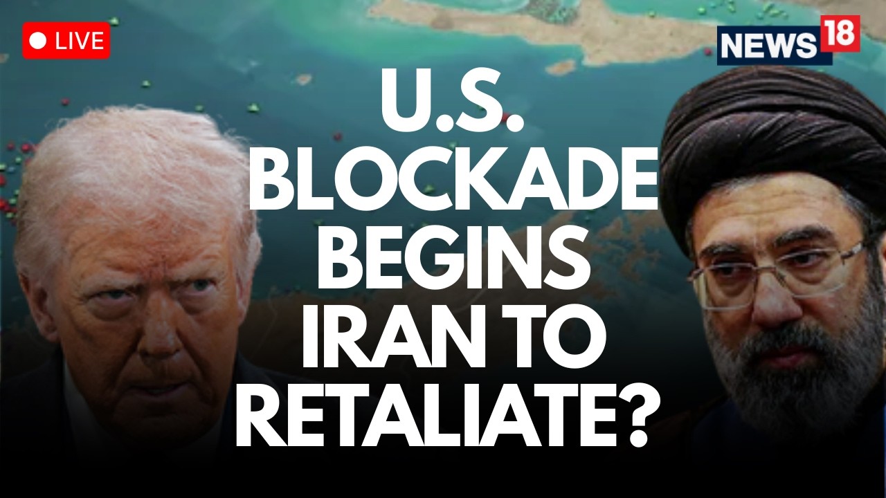 Strait Of Hormuz War Live | US Navy Begin Blockade Of All Iran Ports In Hormuz, Iran Warns Trump
