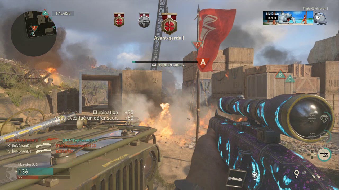 183 KILLS with a SNIPER on SHIPMENT 1944 WW2 6 KILLCHAINS (SNIPING WORLD RECORD?)
