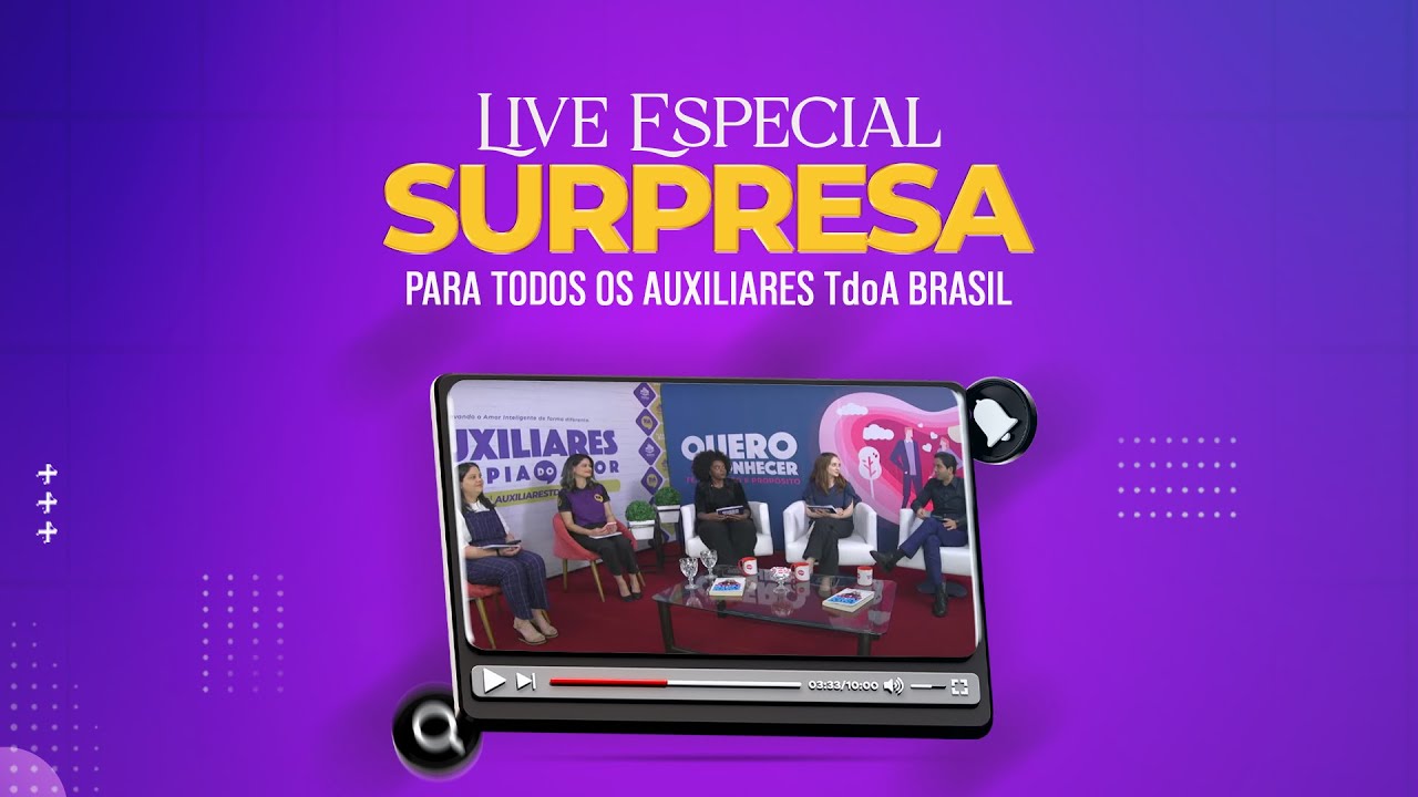 Live Auxiliares TdoA Brasil