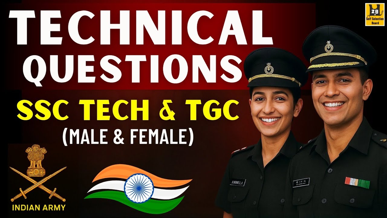 TGC and SSC Tech Technical Questions | SSB Shubham Varshney