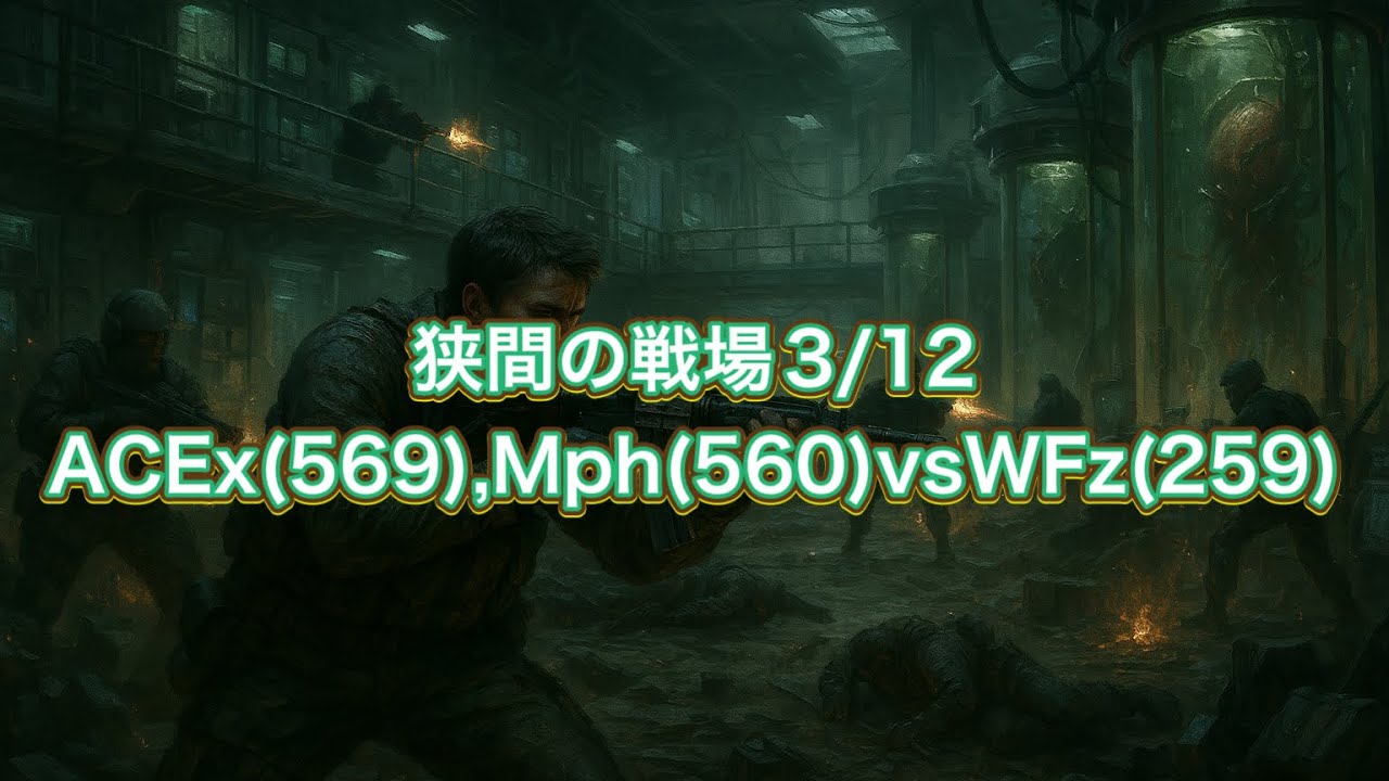 ラストウォー　狭間の戦場ACEx(569),Mph(560)vsWFz(259)#lastwarsurvivalgame 