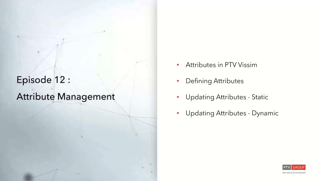 Знакомство с PTV Vissim — Эпизод 12: Управление атрибутами