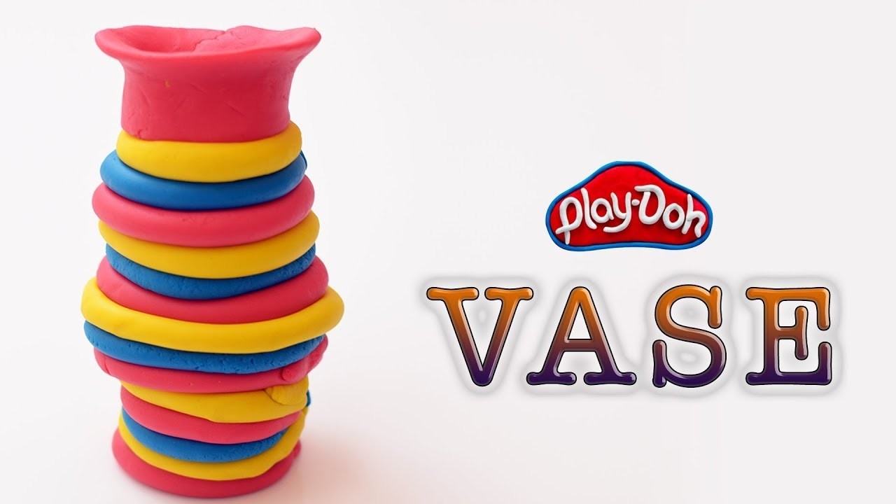 Lets Learn How to Make Play Doh Vase in Easy Steps for Kids
