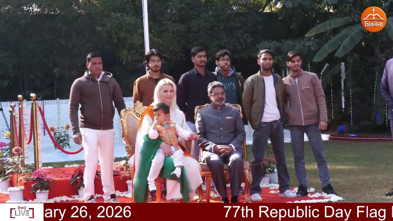 77th~Republic Day Flag Hoisting 🇮🇳 | Live from The Verma Family Residence| January 26, 2026