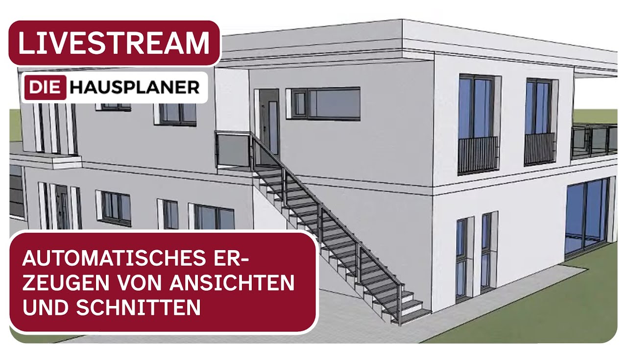 Automatisches Erzeugen von Ansichten und Schnitten