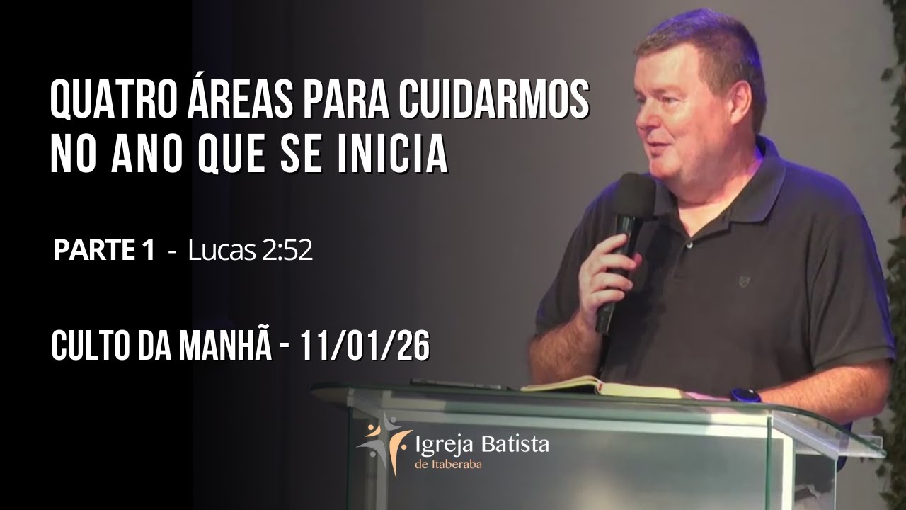 Quatro áreas para cuidarmos: Mental  -  Física  -  Espiritual  -  Relacional