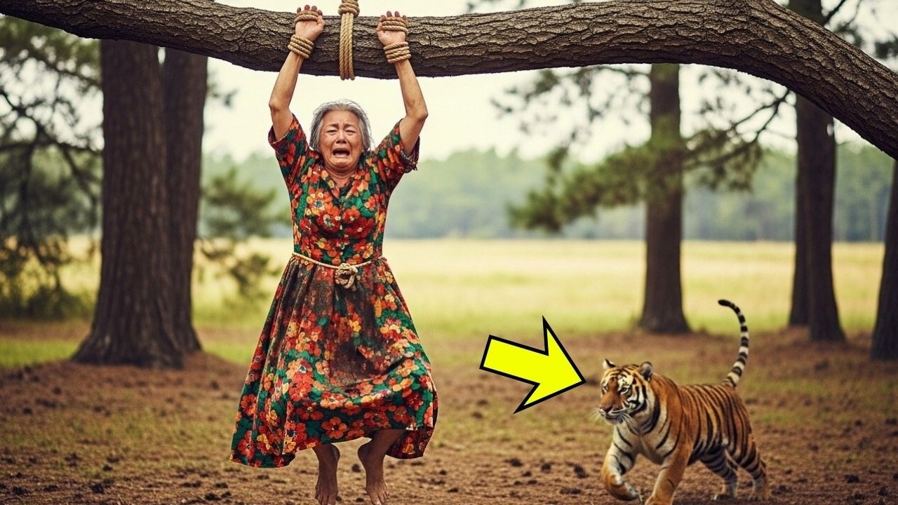 FILHO RICO pendura MÃE DOENTE na árvore de uma floresta abandonada, mas veja o que o TIGRE faz...
