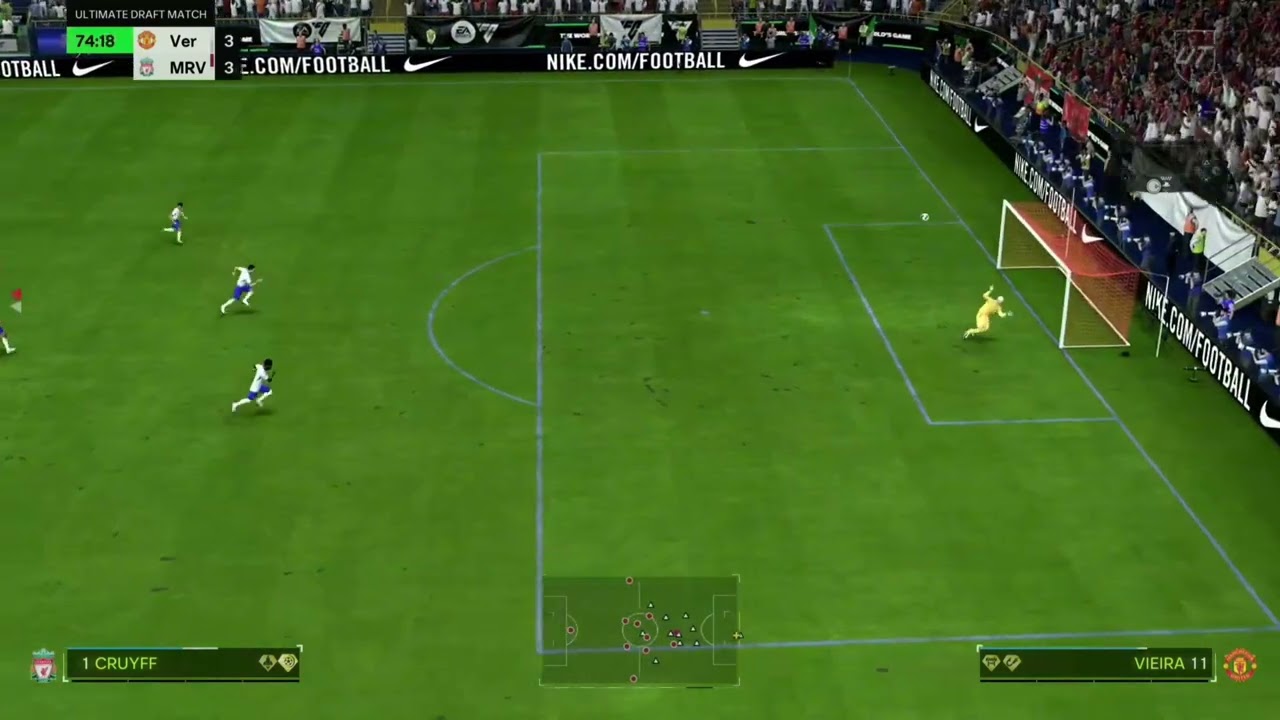 CRAAAAZY goal with cruyff in UT draft!!!