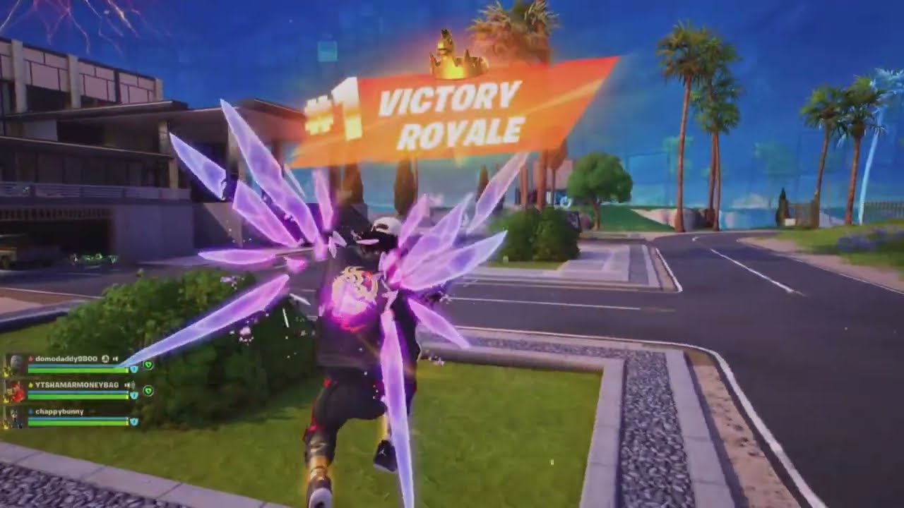 Fortnite Blitz Wins back to back with @SHAMARMONEYBAGS and @DommiGotClips 