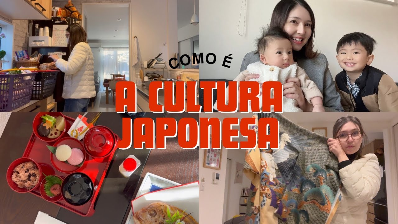 (Narrado) Cerimônia do bebê / rotina / comprinhas / sessão de fotos / cultura Japonesa 