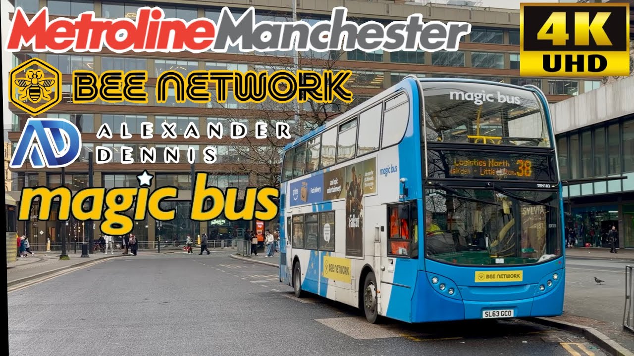 [Metroline Manchester Bus Bee Network: 38 Piccadilly to Logistic North, Salford, Swinton & Walkden]