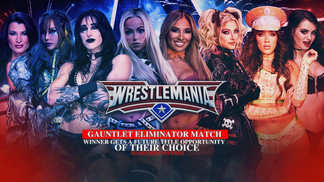 Paige vs Victoria vs Bliss vs Morgan vs Ripley vs Vice vs Sane vs Green - Gauntlet Eliminator Match 