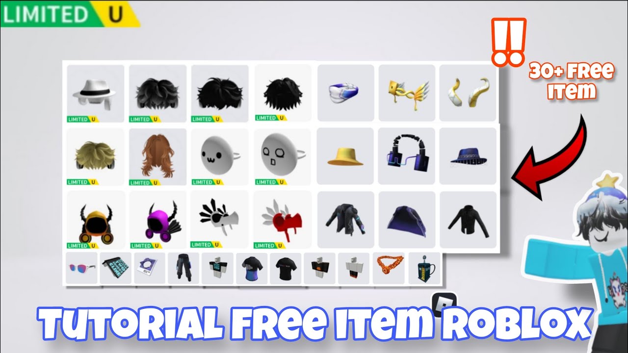TUTORIAL FREE ITEM DI ROBLOX ‼️😍 || ROBLOX INDONESIA