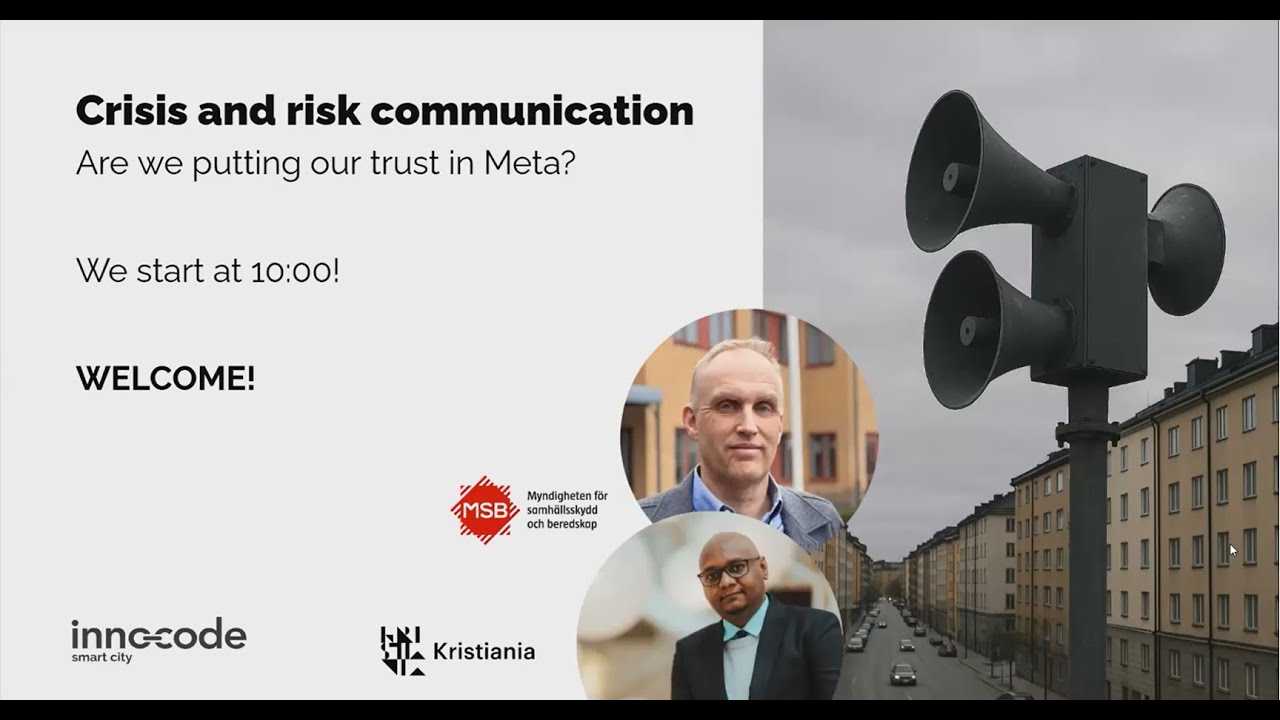 Crisis and risk communication forum