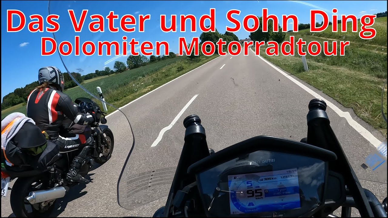Das Vater & Sohn  Ding I - Motorradtour durch die Dolomiten