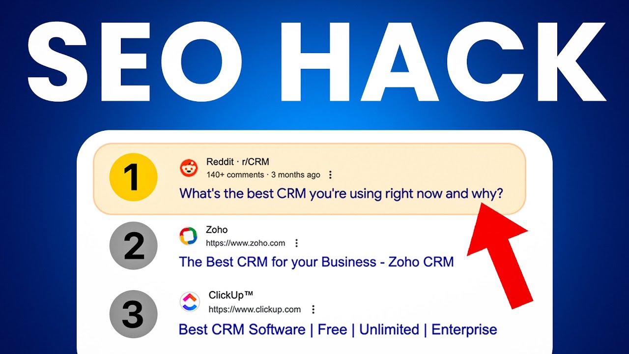 The Reddit SEO Hack Nobody Talks About