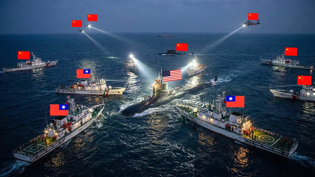USS Connecticut vs China Type 093 | Taiwan Strait Underwater Duel