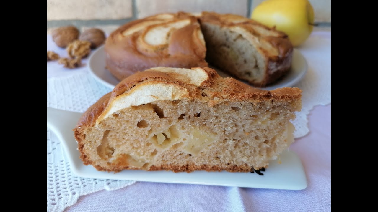 TORTA DI MELE CON NOCI E CANNELLA