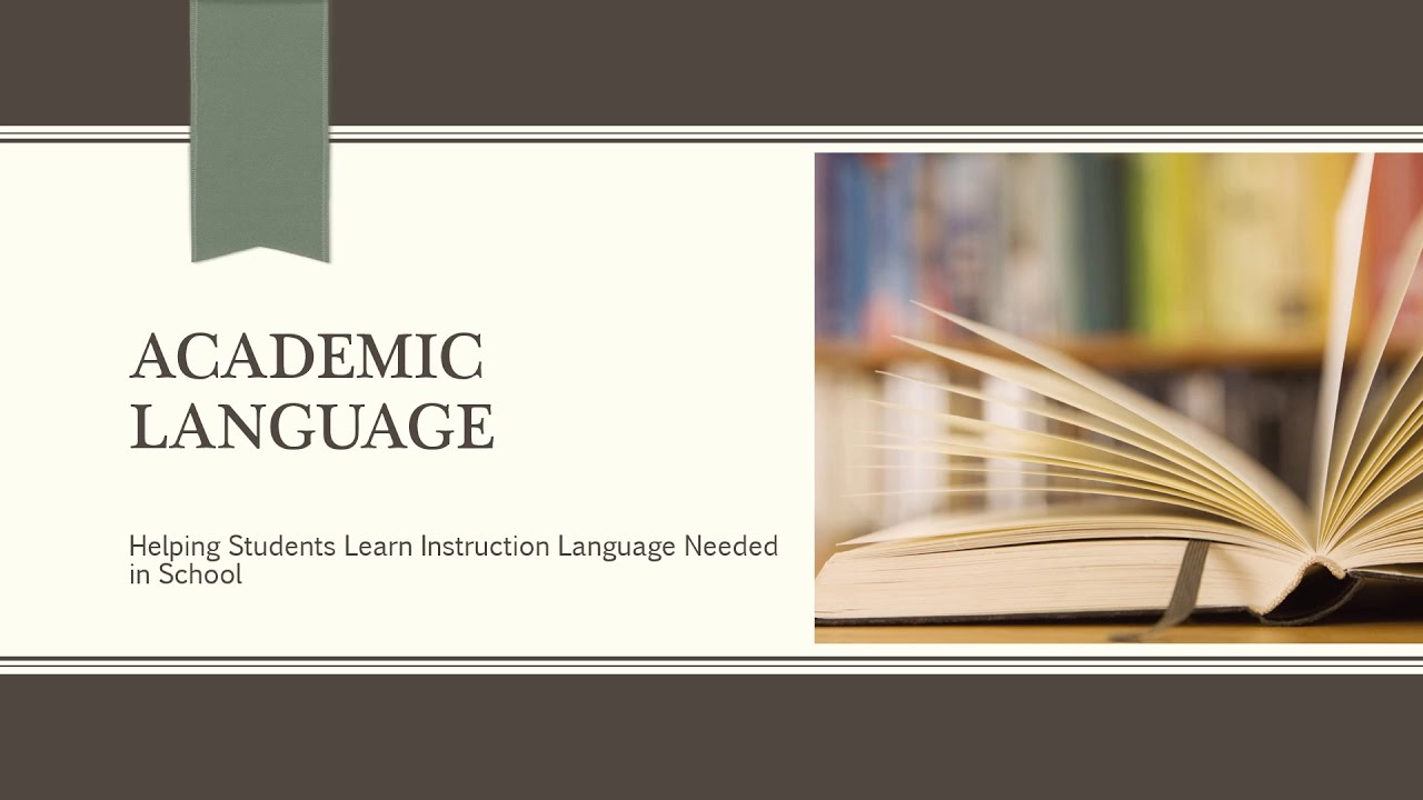 Academic Language