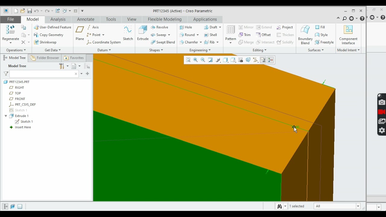 How to link lay file to creo part file