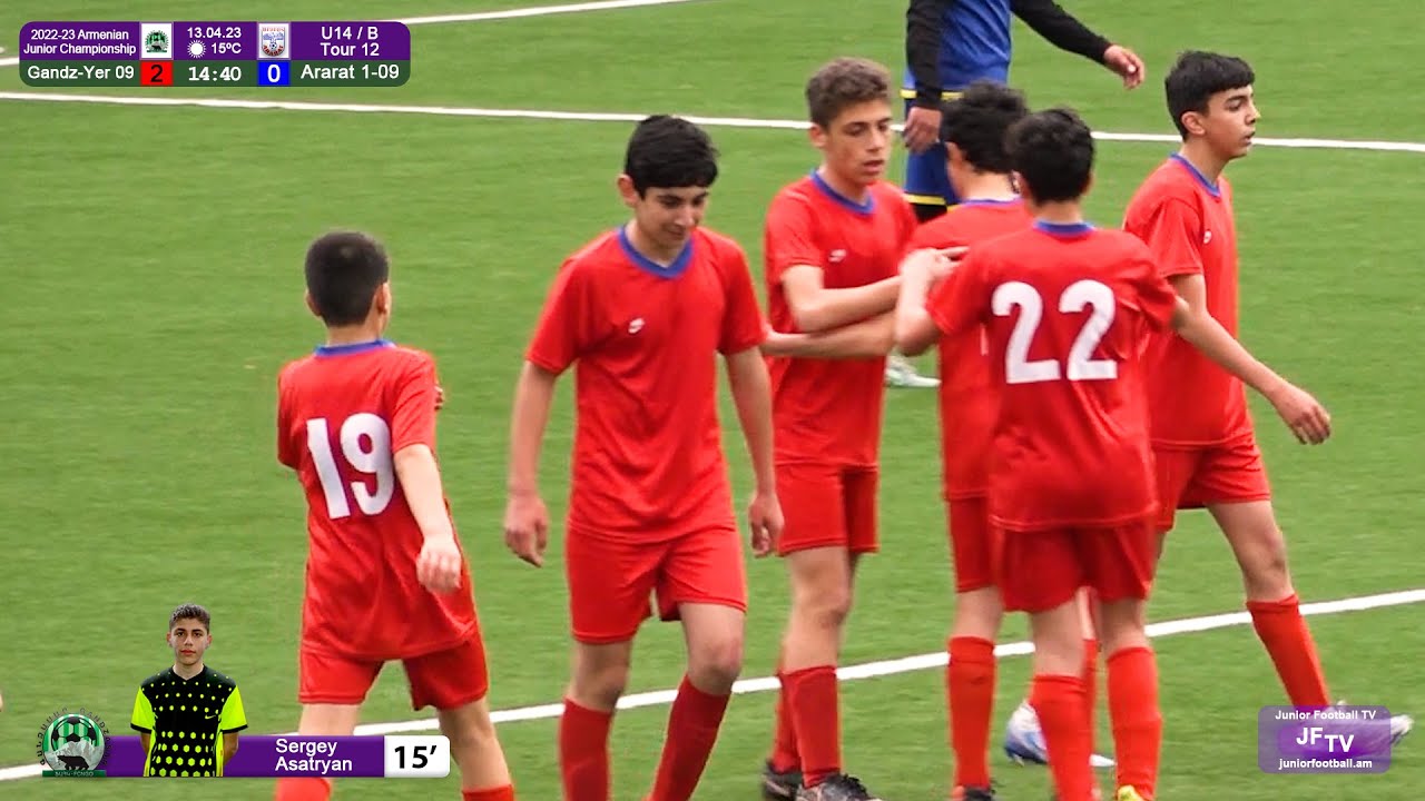 Gandzasar-Yerevan 09 (4-0) Ararat 1-09 (13.04.23) 2022-23 AJC U14/B, Tour 12