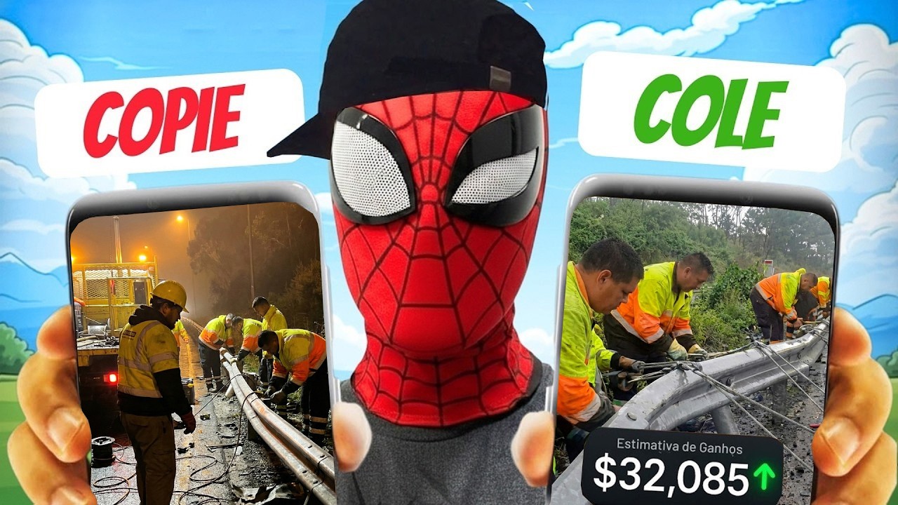 Como eu faço dinheiro com canal dark de construção de estradas no Youtube🔥