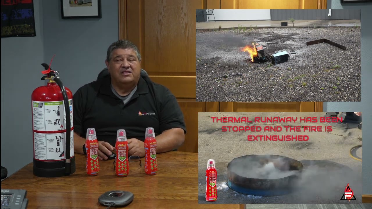 Extinguishing Lithium-Ion Fires explained
