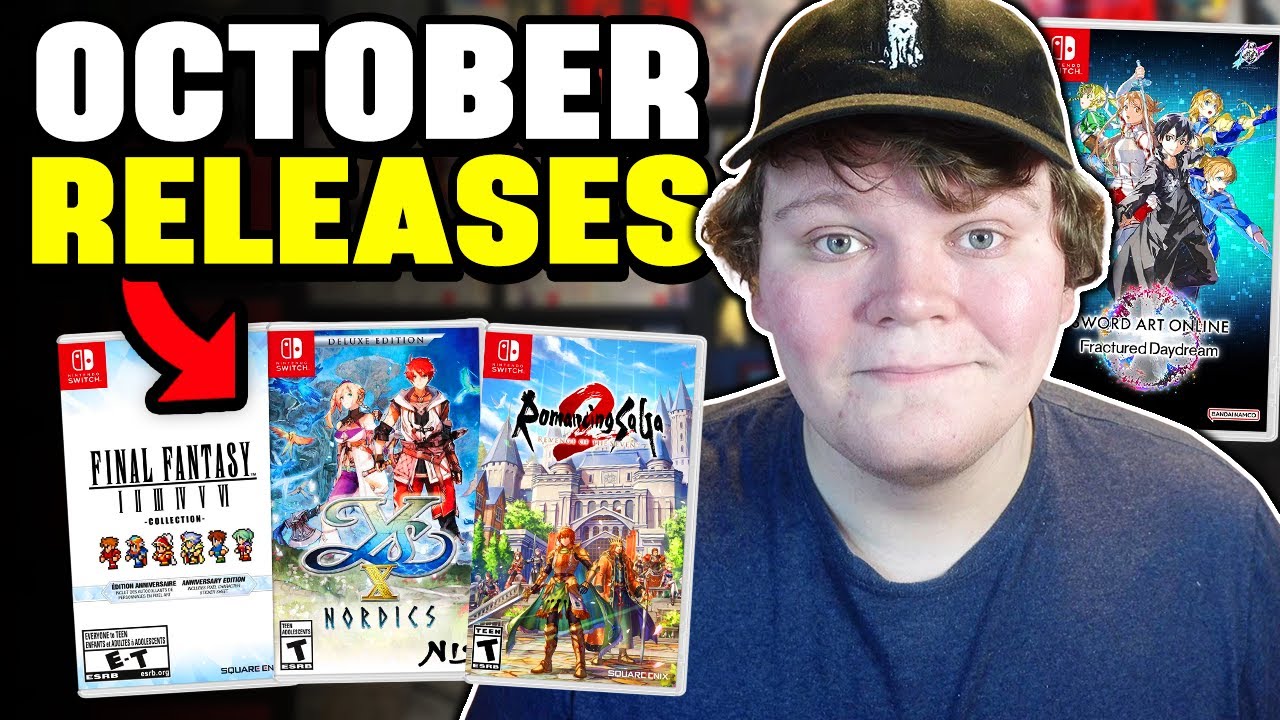 20 NEW Nintendo Switch PHYSICAL Games Releasing In October!