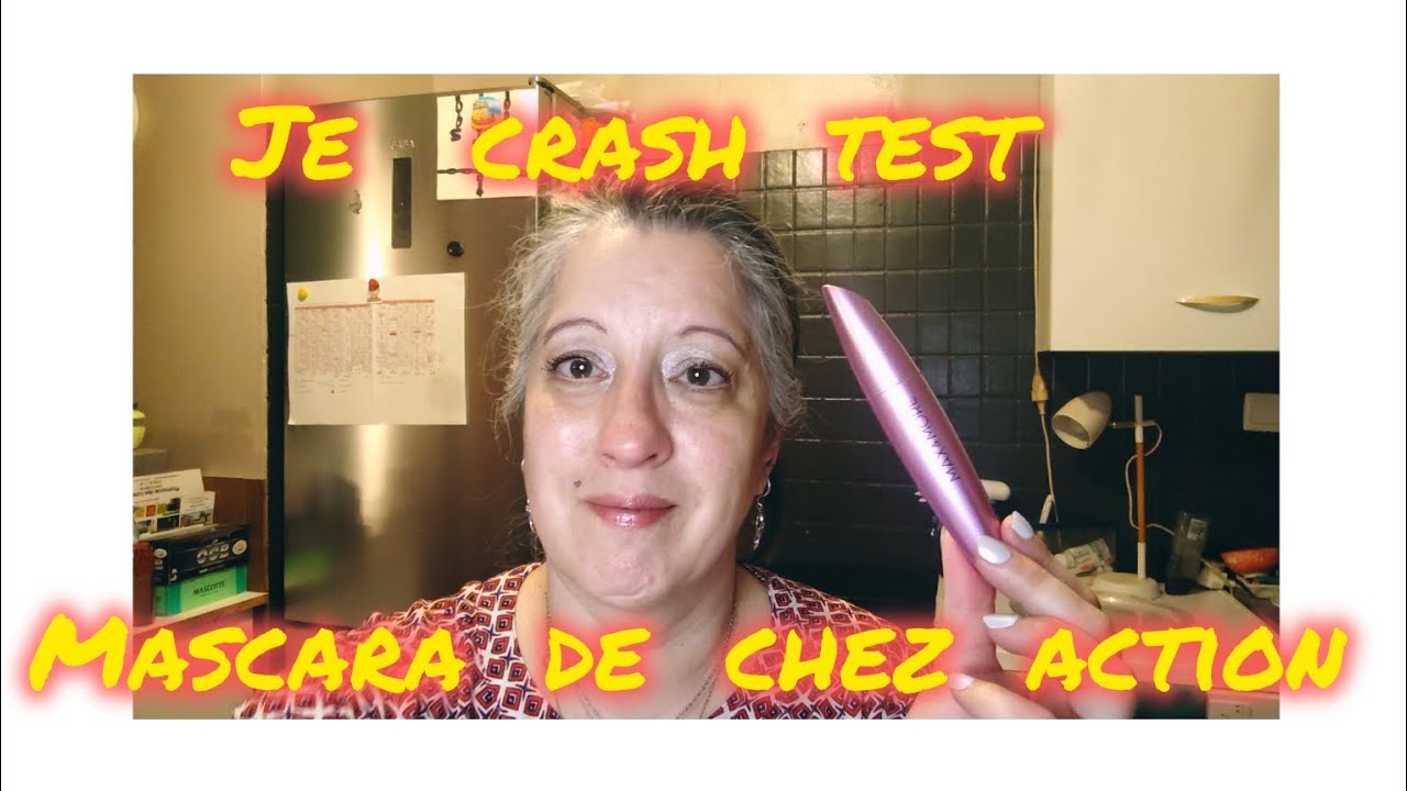 JE   CRASH  TEST   LE   MASCARA VOLUME   DE  MAX&MORE. #crashtest #mascara #action 