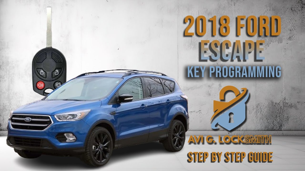 DIY Automotive Locksmith: Cut & Program a 2018 Ford Escape Key with SEC-E9 & Autel KM100!