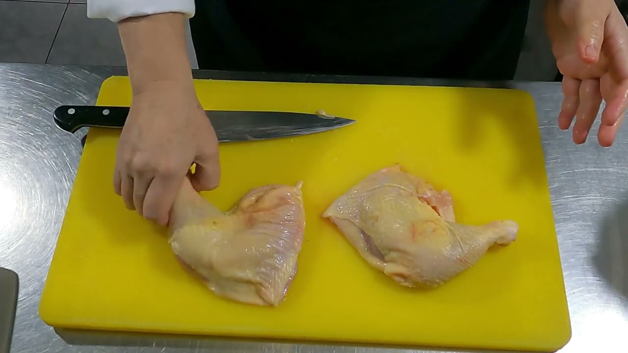 Como cortar piernas con encuentro del pollo