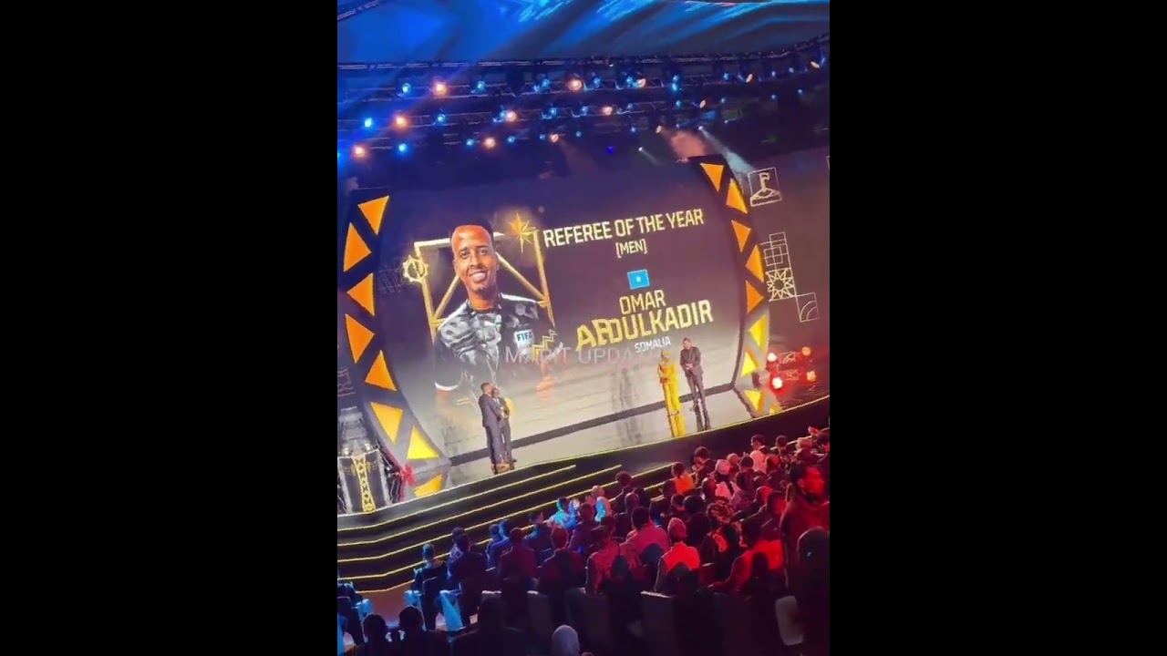 Omar AbdulKadir Artan wins Men African Referee of the year