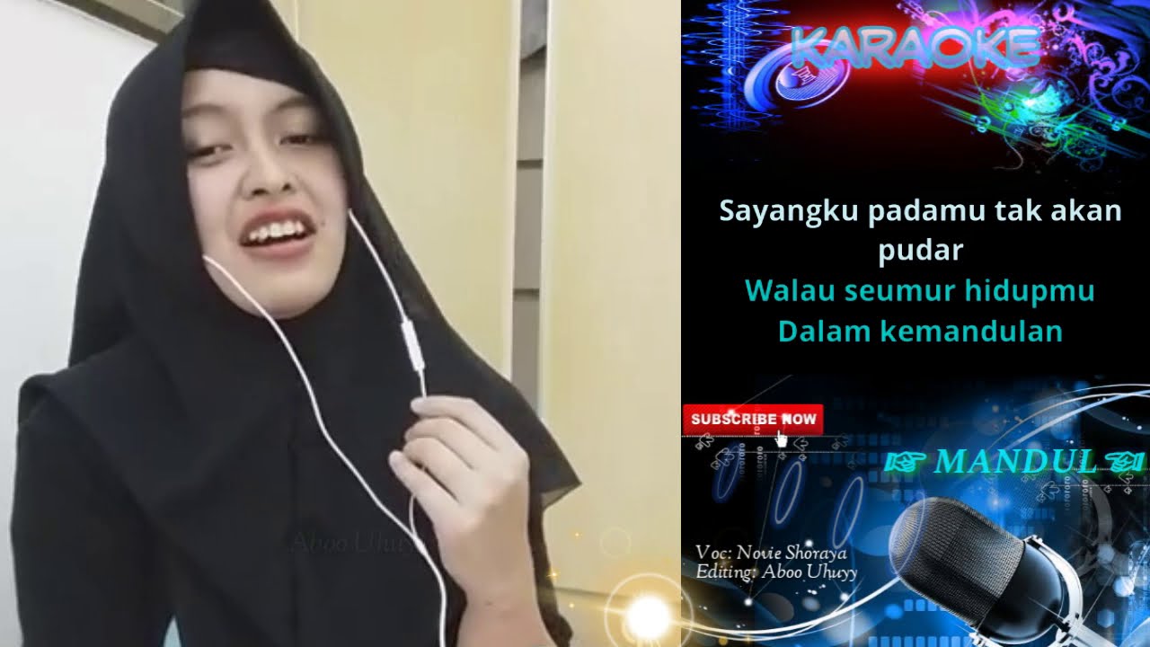Mandul ~ karaoke duet bareng artis smule Novie Shoraya