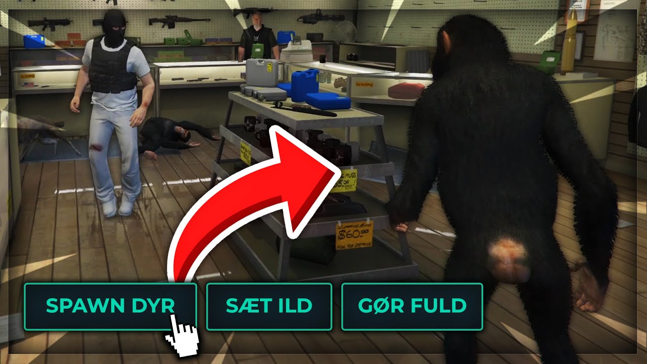 Troller Folk Med ABER (Admin Troll) - DANSK GTA 5 RP FIVEM