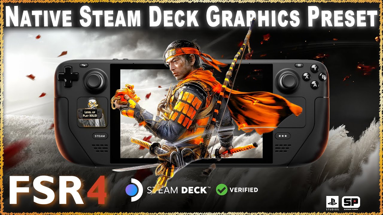 Ghost of Tsushima with FSR 4 on Steam Deck | Settings & Optimization Guide