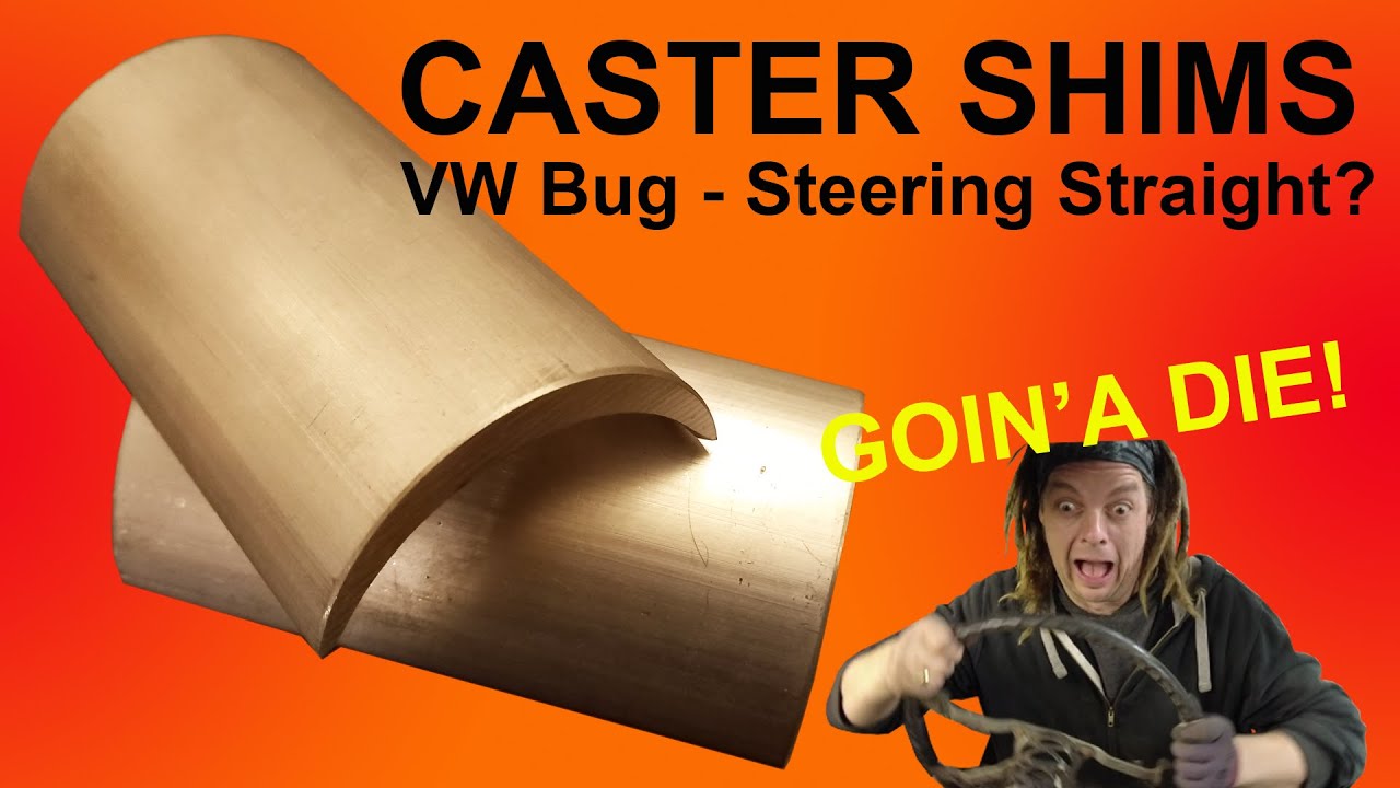 Caster Shims - Increase High Speed Steering Stability VW Beetle Volkswagen Bug