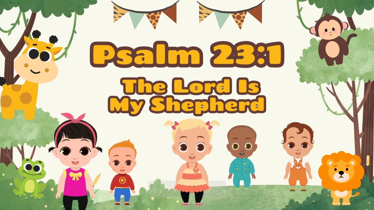 The Lord Is My Shepherd | Psalm 23 Children's Worship Song | Christian Nursery Rhyme | The Wiselings