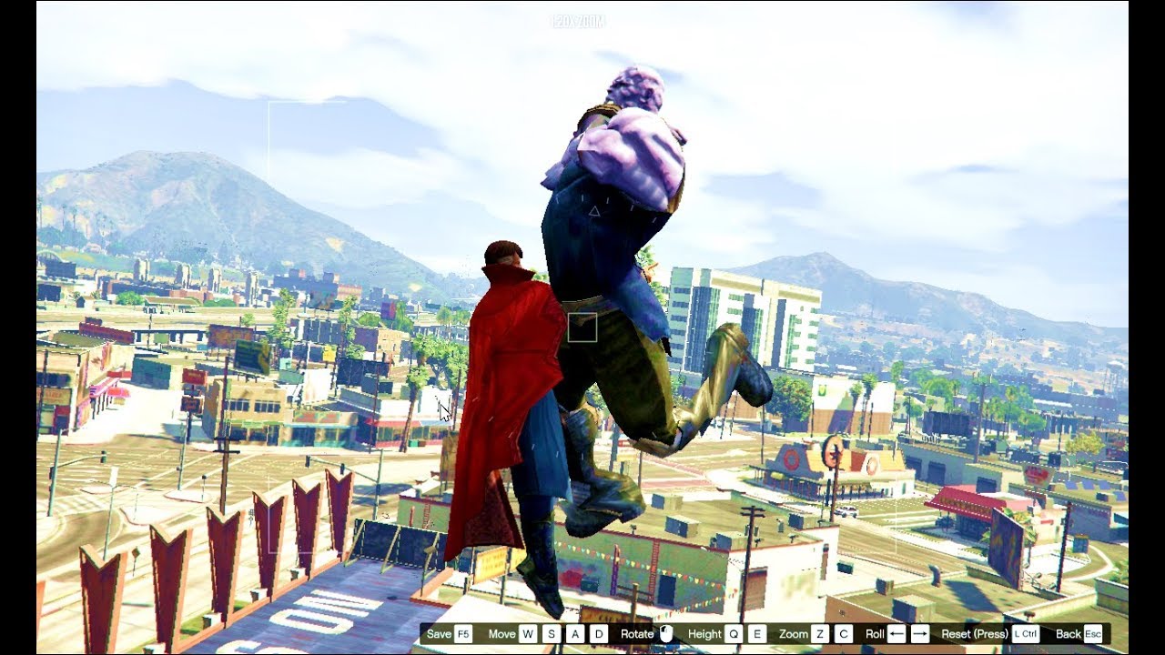 GTA 5 | DOCTOR STRANGE vs THANOS | EPIC BATTLE....