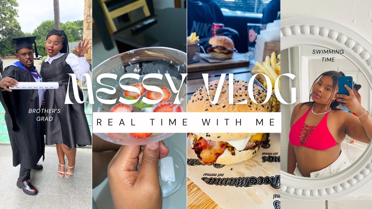 MESSY VLOG, BROTHER'S GRAD, ICE SKATING, TRAVEL TO FREE STATE, LIL BROTHER'S BIRTHDAY!!!