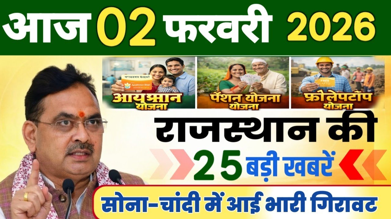 Rajasthan Today News | राजस्थान आज के मुख्य समाचार | 31 जनवरी 2026 | Rajsthan News