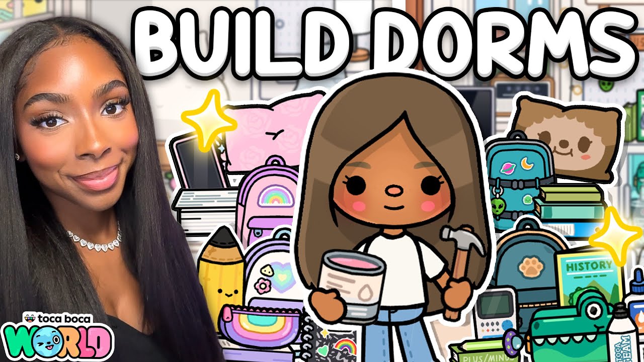 Building DORM ROOMS In Toca Life World 🏡 | Toca Life World