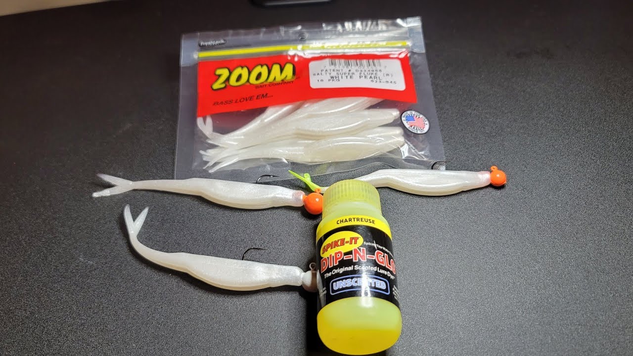 Las mejor carnada Para Pescar striped bass  WHITE PERARL  100% efectivos