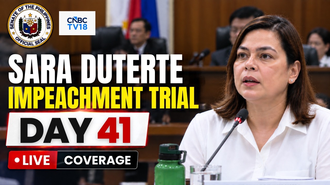 Philippines Senate LIVE - Impeachment Trial of VP Sara Duterte - DAY 41 (Oct. 26, 2026) | N18G