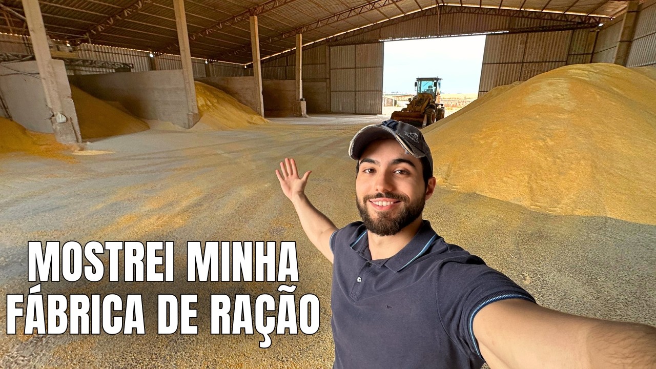 Por Dentro da Fábrica de Ração que alimenta 1.600 Novilhas no Confinamento