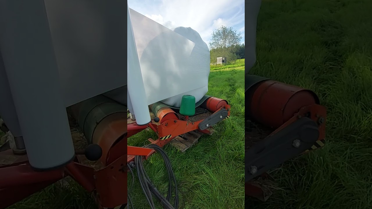 Wraping bales for silage - part 1