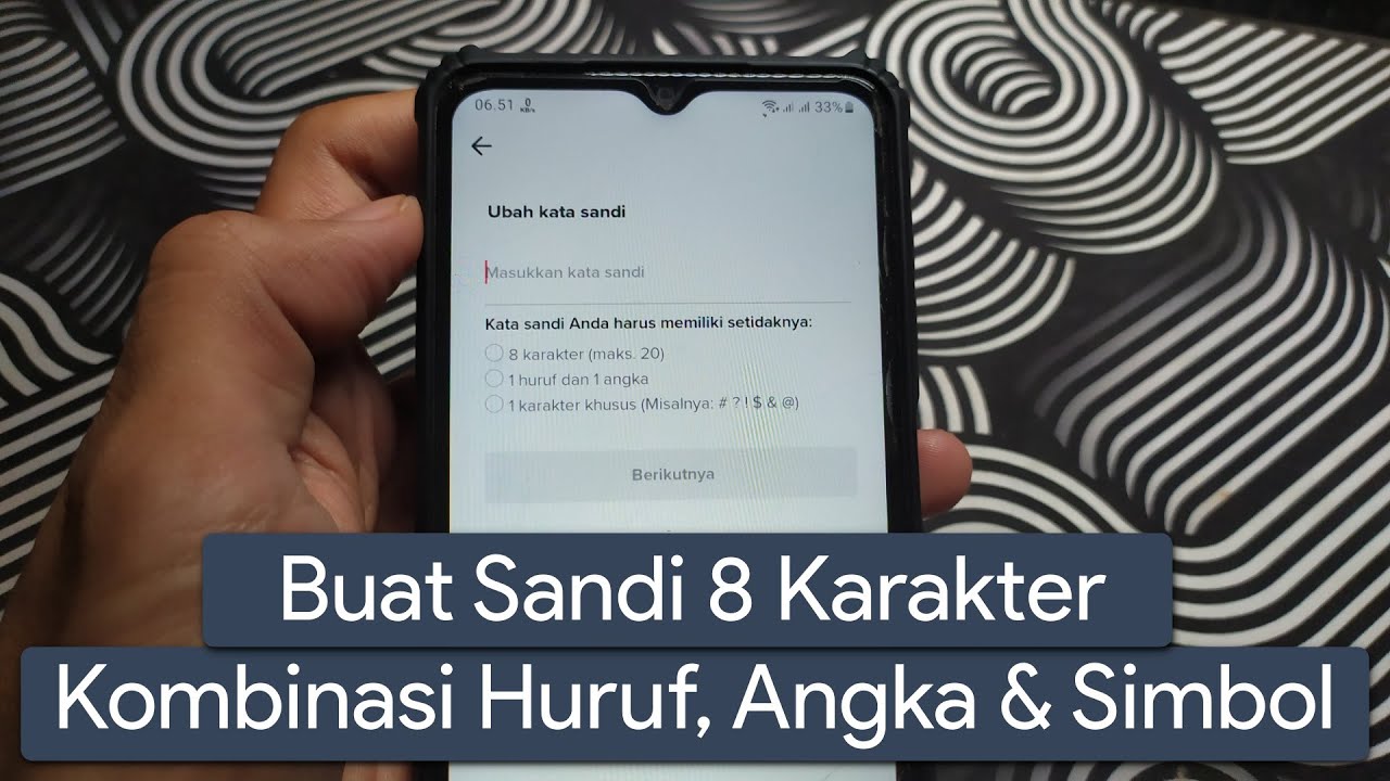 Cara Buat Kata Sandi 8 Karakter Kombinasi Huruf, Angka dan Simbol