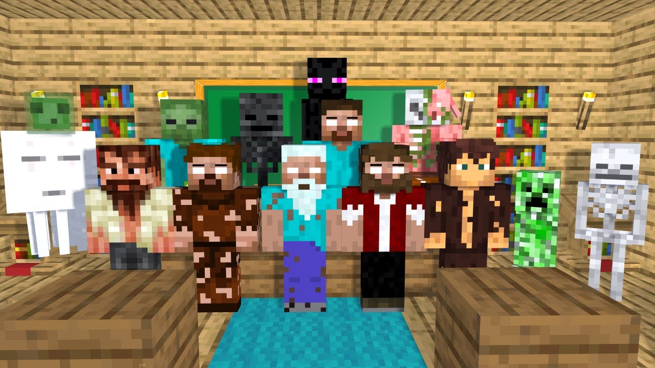 Good And Bad Deeds: Monster School (minecraft animation)