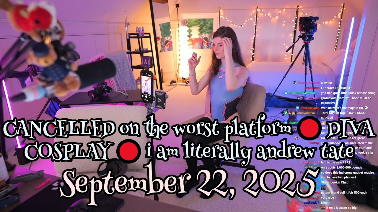 F1NN5TER 2025-09-22 Stream: CANCELLED on the worst platform 🔴 DIVA COSPLAY 🔴 i am literally andrew…