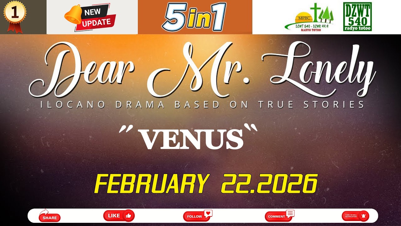 Dear Mr. Lonely - VENUS | New Update 5IN1 | Ferbuary 22.2026 | #dearmrlonelyaudio